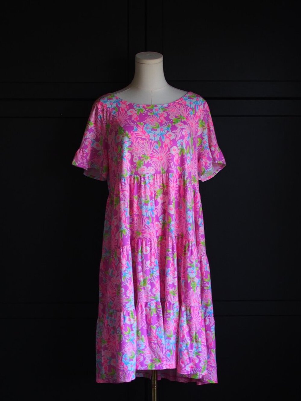 Lilly Pulitzer | 100% Cotton, NWT Jodee Tiered Cotton Swing Dress